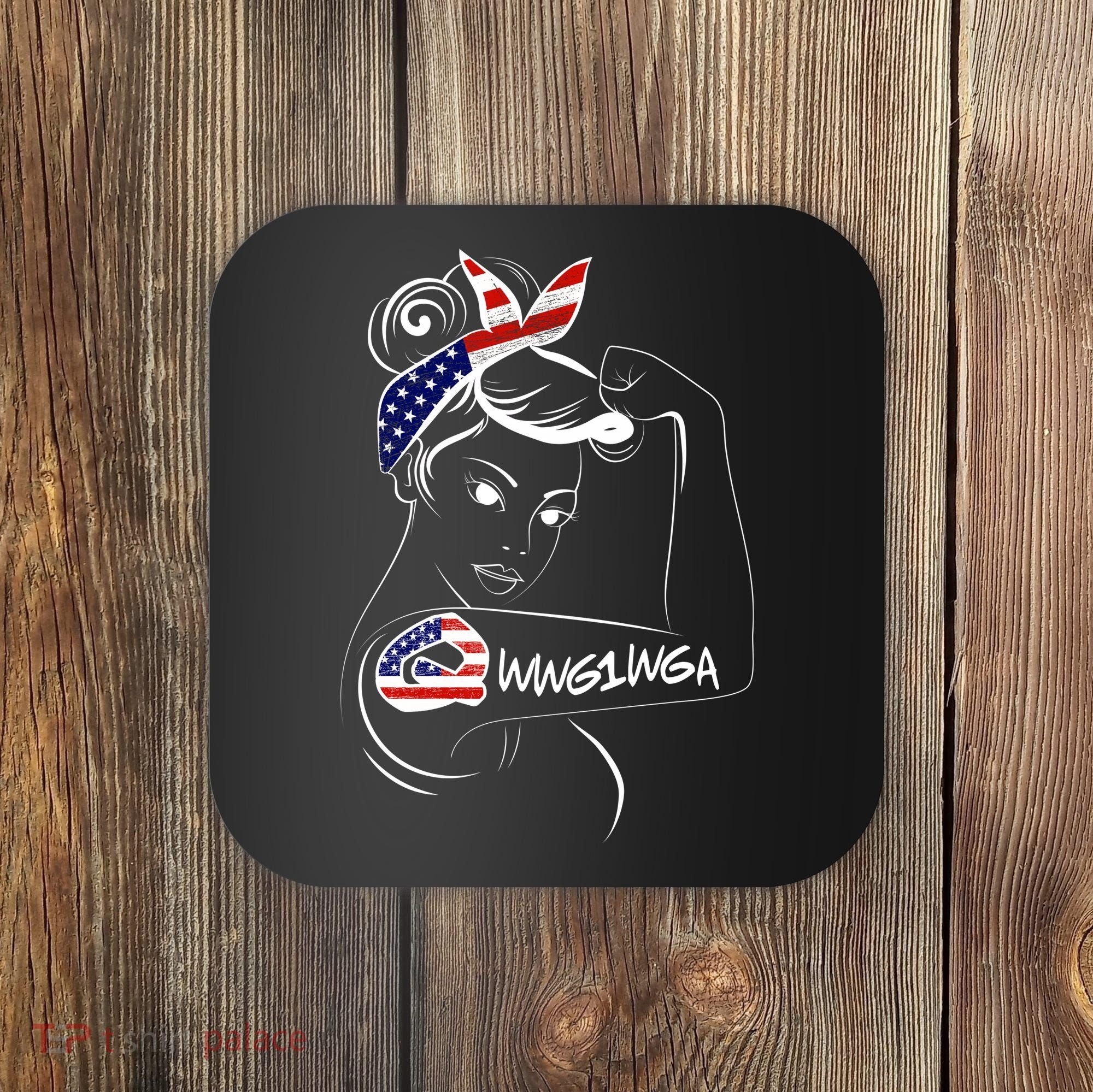 Qanon WWG1WGA  Coaster