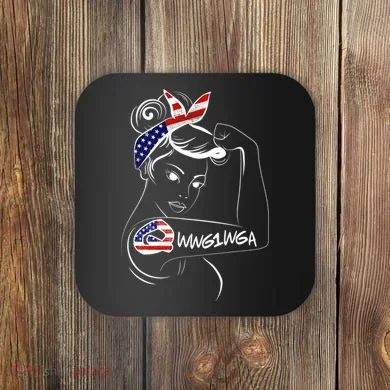 Qanon WWG1WGA  Coaster