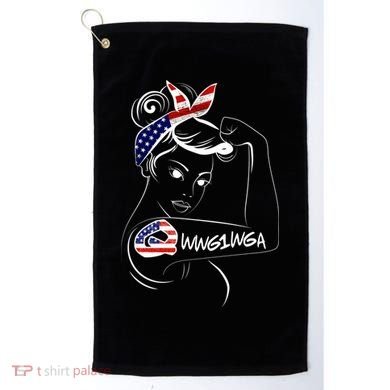 Qanon WWG1WGA  Golf Towel