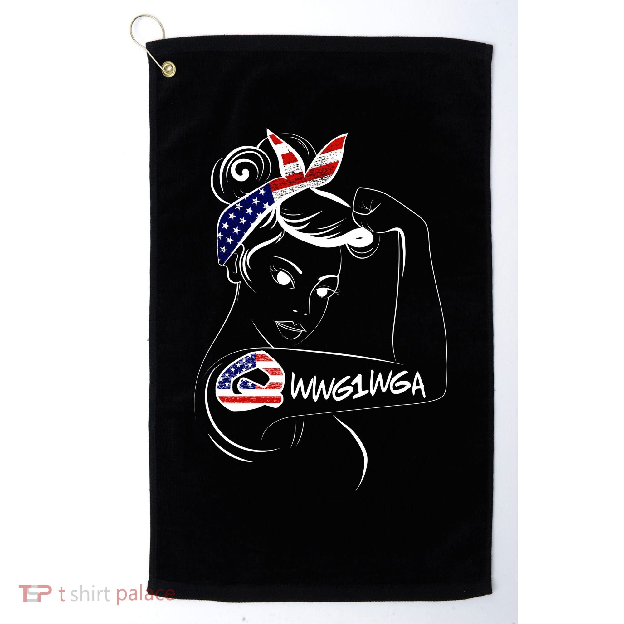 Qanon WWG1WGA  Golf Towel