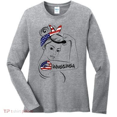 Qanon WWG1WGA  Women's Long Sleeve Shirt