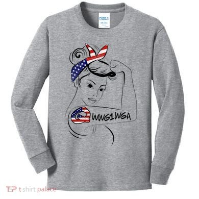 Qanon WWG1WGA  Kids Long Sleeve Shirt