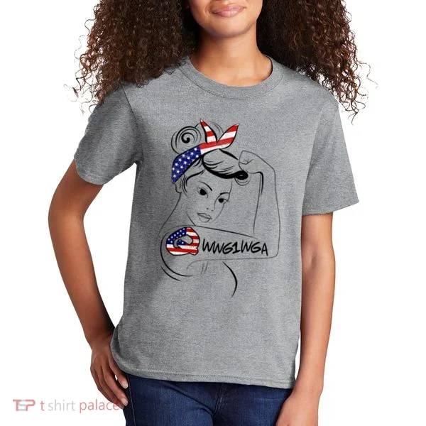 Qanon WWG1WGA  Kids T-Shirt