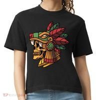 Quetzalcoatl Aztec Skull Mayan Ancient Inca Toltec Gift Comfort Colors Boxy T-Shirt thumb 0