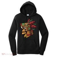 Quetzalcoatl Aztec Skull Mayan Ancient Inca Toltec Gift Women's Hoodie thumb 0