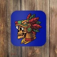 Quetzalcoatl Aztec Skull Mayan Ancient Inca Toltec Gift Coaster thumb 0