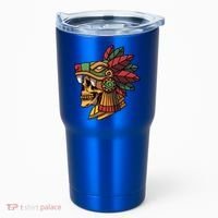 Quetzalcoatl Aztec Skull Mayan Ancient Inca Toltec Gift Tumbler thumb 0