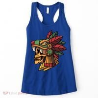 Quetzalcoatl Aztec Skull Mayan Ancient Inca Toltec Gift Women's Tank Top thumb 0