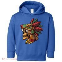 Quetzalcoatl Aztec Skull Mayan Ancient Inca Toltec Gift Toddler Hoodie thumb 0