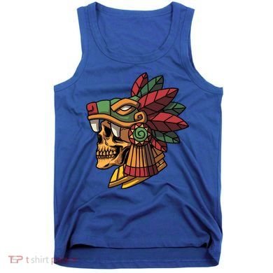 Quetzalcoatl Aztec Skull Mayan Ancient Inca Toltec Gift Tank Top
