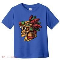 Quetzalcoatl Aztec Skull Mayan Ancient Inca Toltec Gift Toddler T-Shirt thumb 0