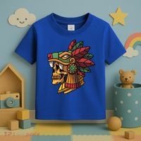 Quetzalcoatl Aztec Skull Mayan Ancient Inca Toltec Gift Toddler T-Shirt thumb 3