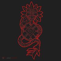 Quetzalcoatl Aztec Serpent Mayan Aztec Stone Inca Toltec Five-Panel Snapback Cap thumb 2