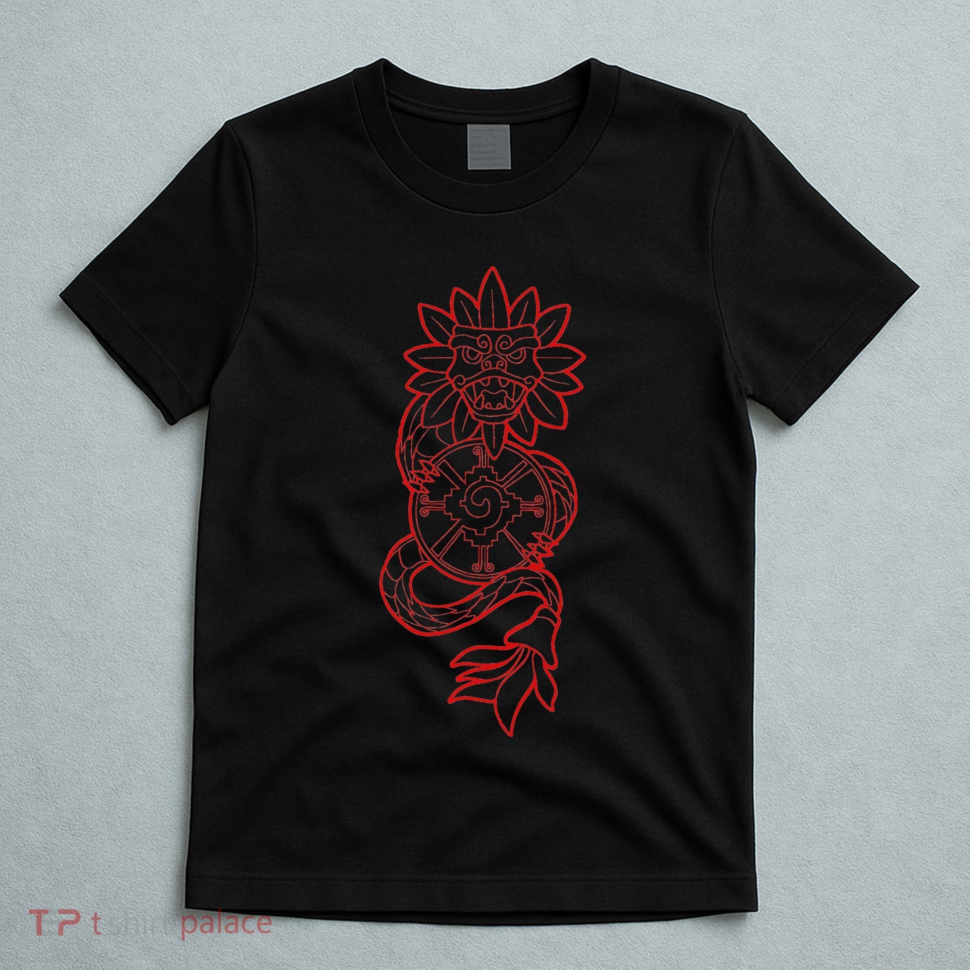 Quetzalcoatl Aztec Serpent Mayan Aztec Stone Inca Toltec T-Shirt