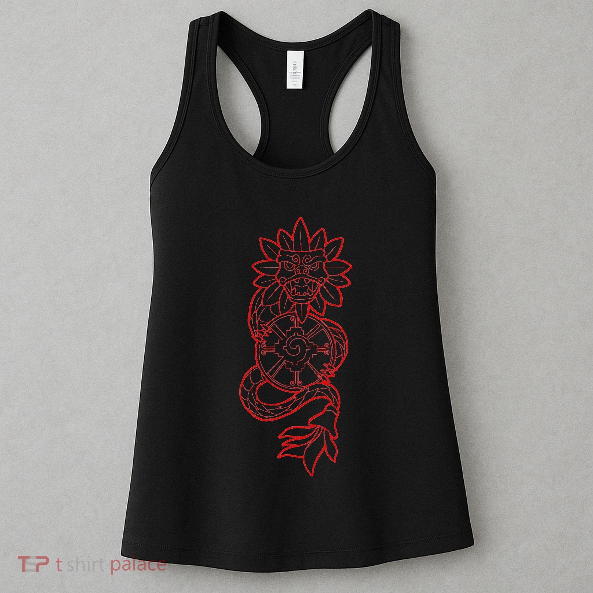 Quetzalcoatl Aztec Serpent Mayan Aztec Stone Inca Toltec Women's Tank Top