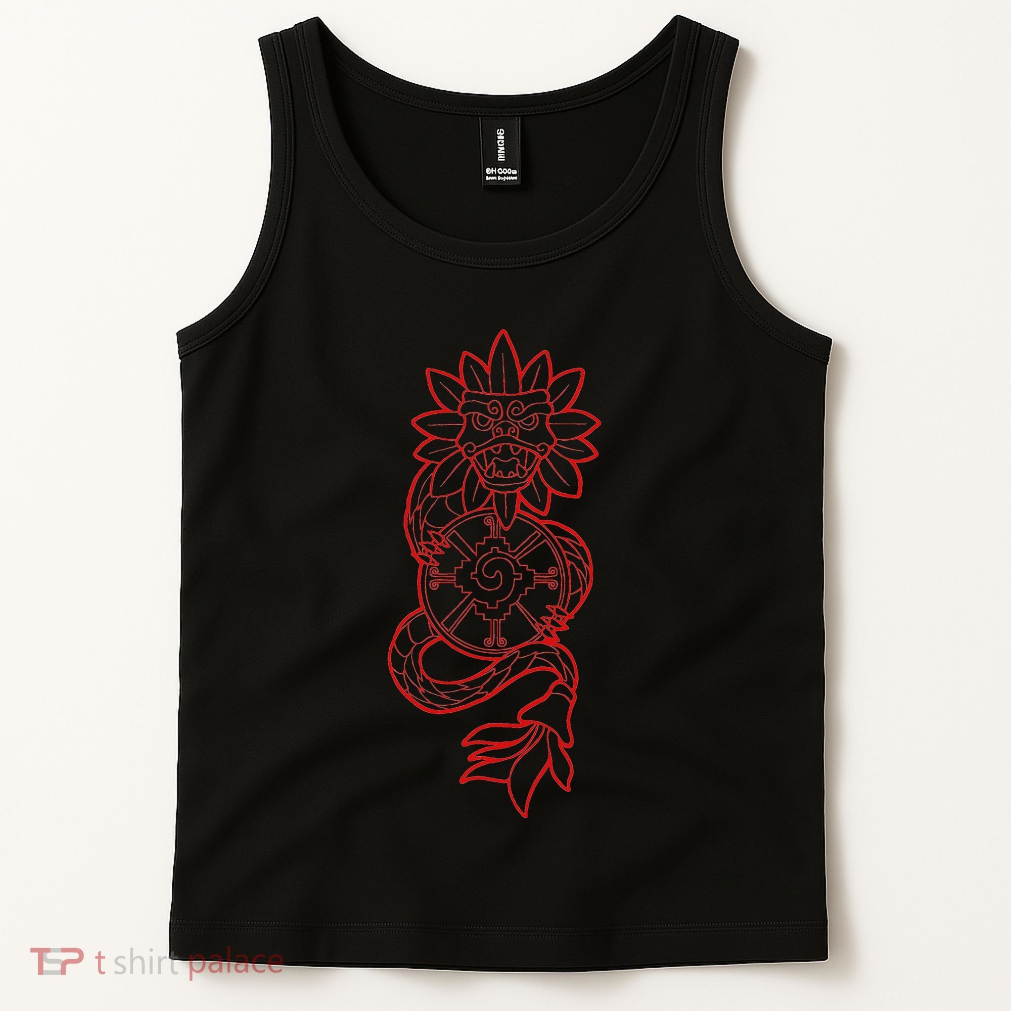 Quetzalcoatl Aztec Serpent Mayan Aztec Stone Inca Toltec Tank Top