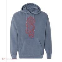 Quetzalcoatl Aztec Serpent Mayan Aztec Stone Inca Toltec Comfort Colors Garment-Dyed Hooded Sweatshirt thumb 0