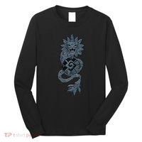 Quetzalcoatl Aztec Serpent Mayan Aztec Stone Inca Toltec Long Sleeve Shirt thumb 0