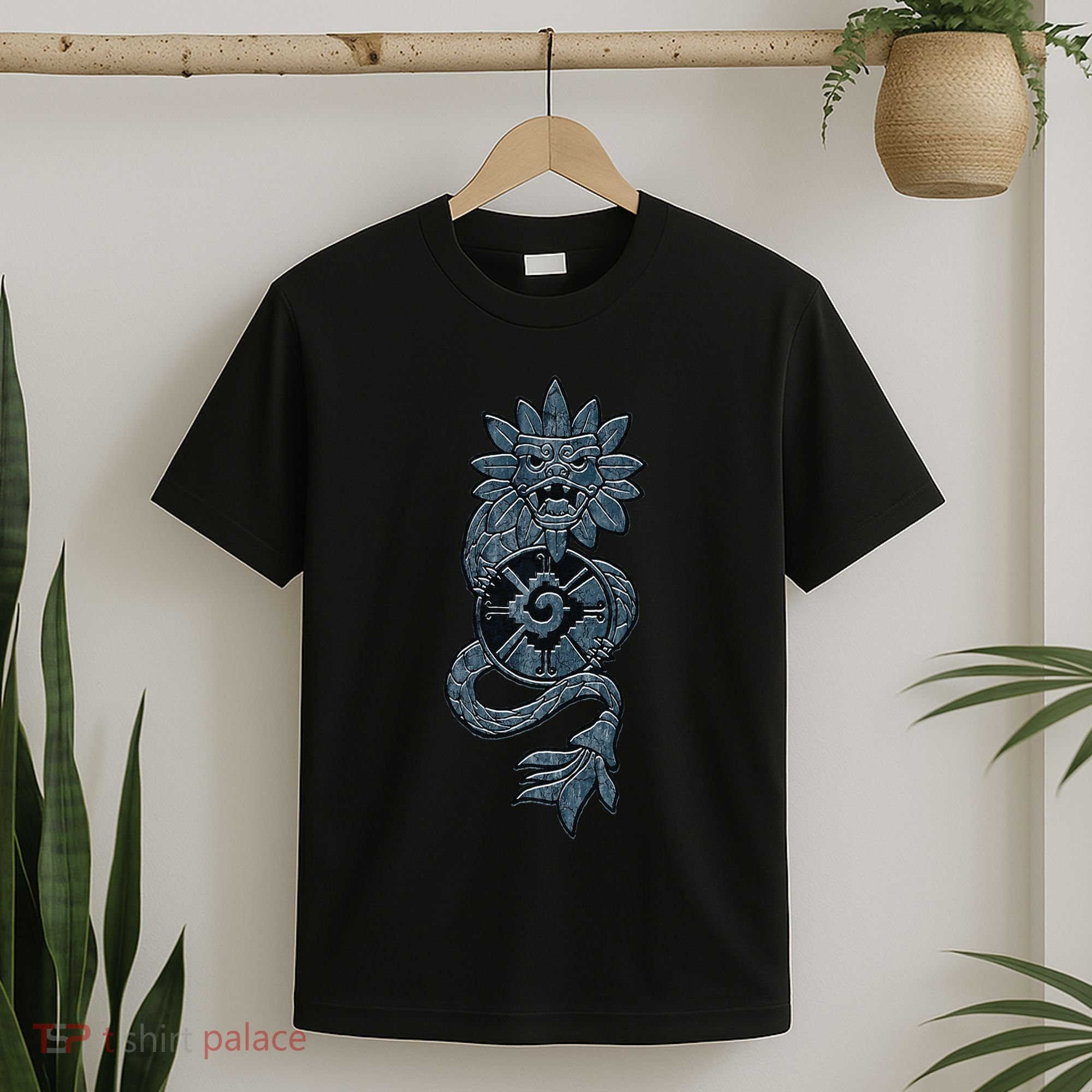 Quetzalcoatl Aztec Serpent Mayan Aztec Stone Inca Toltec T-Shirt