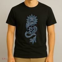 Quetzalcoatl Aztec Serpent Mayan Aztec Stone Inca Toltec T-Shirt thumb 3