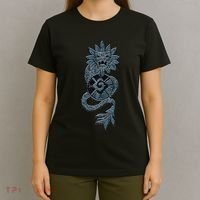 Quetzalcoatl Aztec Serpent Mayan Aztec Stone Inca Toltec T-Shirt thumb 4