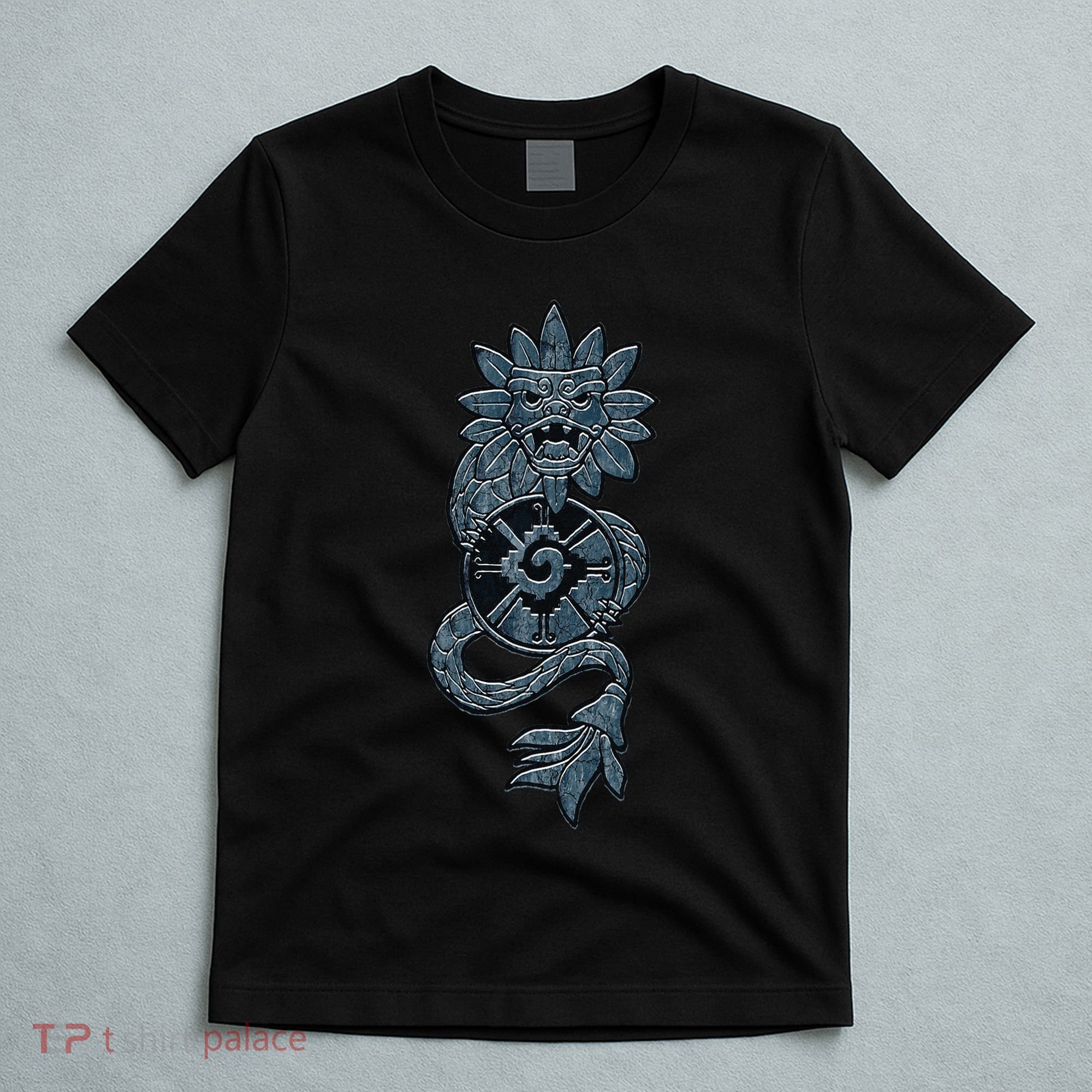 Quetzalcoatl Aztec Serpent Mayan Aztec Stone Inca Toltec T-Shirt