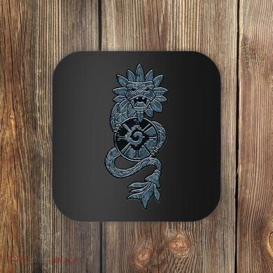 Quetzalcoatl Aztec Serpent Mayan Aztec Stone Inca Toltec Coaster