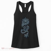 Quetzalcoatl Aztec Serpent Mayan Aztec Stone Inca Toltec Women's Tank Top thumb 0