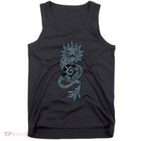 Quetzalcoatl Aztec Serpent Mayan Aztec Stone Inca Toltec Tank Top thumb 0