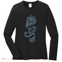 Quetzalcoatl Aztec Serpent Mayan Aztec Stone Inca Toltec Women's Long Sleeve Shirt thumb 0