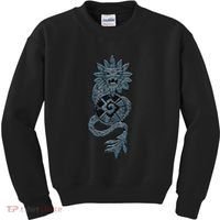 Quetzalcoatl Aztec Serpent Mayan Aztec Stone Inca Toltec Kids Sweatshirt thumb 0