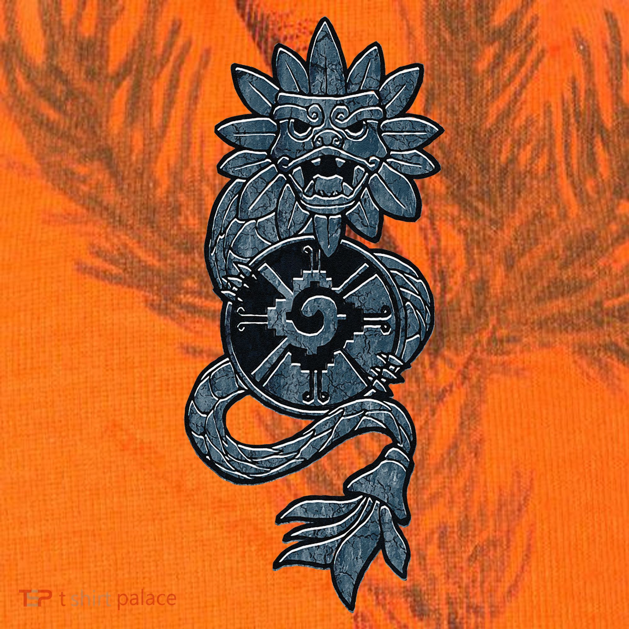 Quetzalcoatl Aztec Serpent Mayan Aztec Stone Inca Toltec Kati Licensed 12" Camo Cuffed Beanie