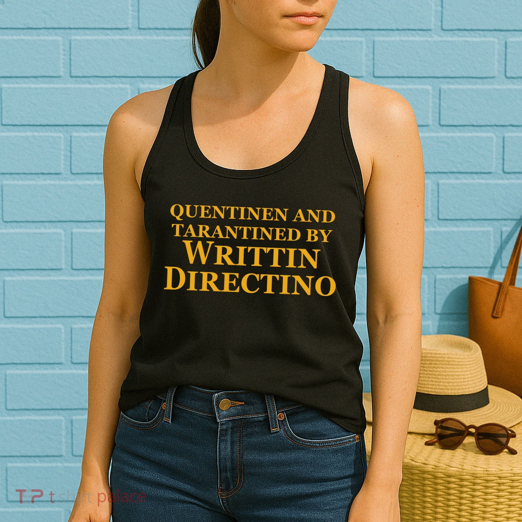 Quentinen And Tarantined By Writtin Directino Women's Tank Top