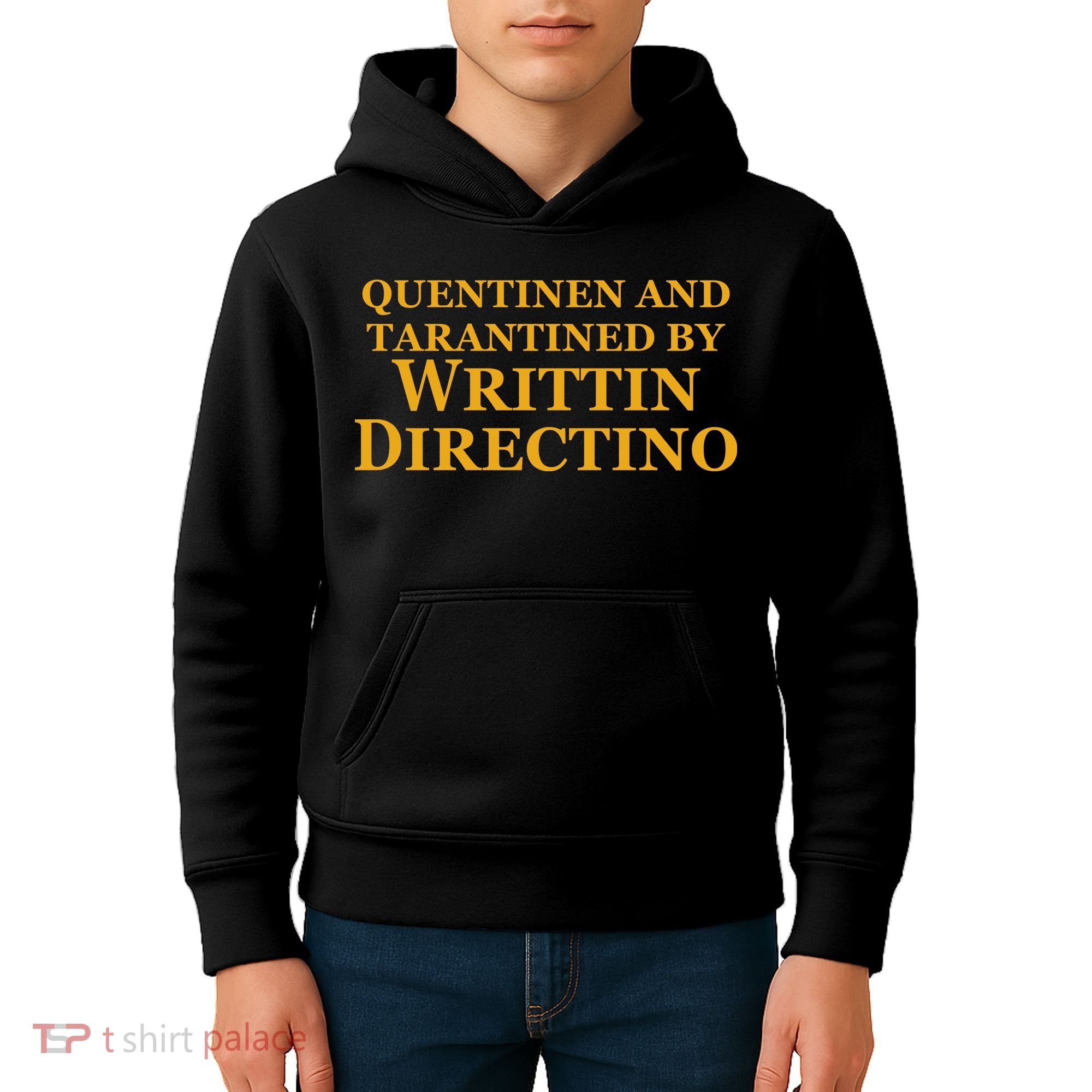 Quentinen And Tarantined By Writtin Directino Kids Hoodie