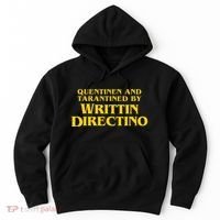 Quentinen And Tarantined By Writtin Directino Hoodie thumb 0
