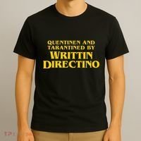 Quentinen And Tarantined By Writtin Directino T-Shirt thumb 3