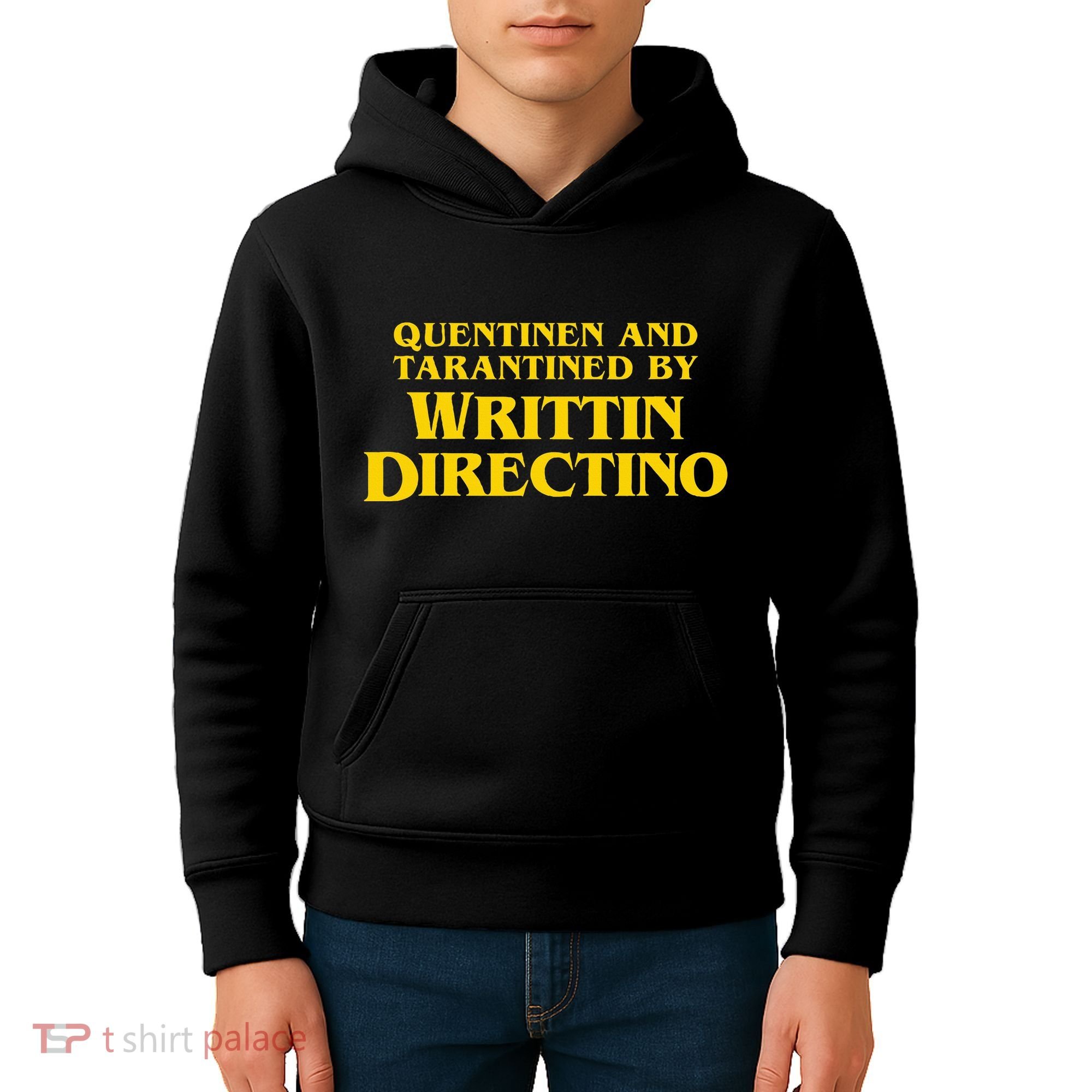 Quentinen And Tarantined By Writtin Directino Kids Hoodie