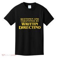 Quentinen And Tarantined By Writtin Directino Kids T-Shirt thumb 0