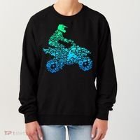 Quad Biker Atv 4 Wheeler Funny Quad Gift Women's Sweatshirt thumb 0