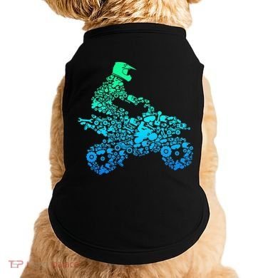 Quad Biker Atv 4 Wheeler Funny Quad Gift Doggie Tank
