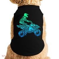 Quad Biker Atv 4 Wheeler Funny Quad Gift Doggie Tank thumb 0