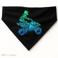 Quad Biker Atv 4 Wheeler Funny Quad Gift USA-Made Doggie Bandana thumb 0
