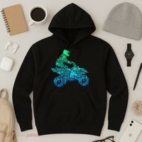 Quad Biker Atv 4 Wheeler Funny Quad Gift Hoodie thumb 3