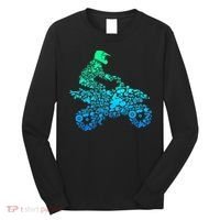 Quad Biker Atv 4 Wheeler Funny Quad Gift Long Sleeve Shirt thumb 0