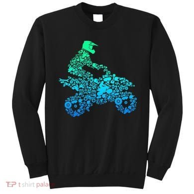 Quad Biker Atv 4 Wheeler Funny Quad Gift Sweatshirt