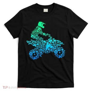 Quad Biker Atv 4 Wheeler Funny Quad Gift T-Shirt