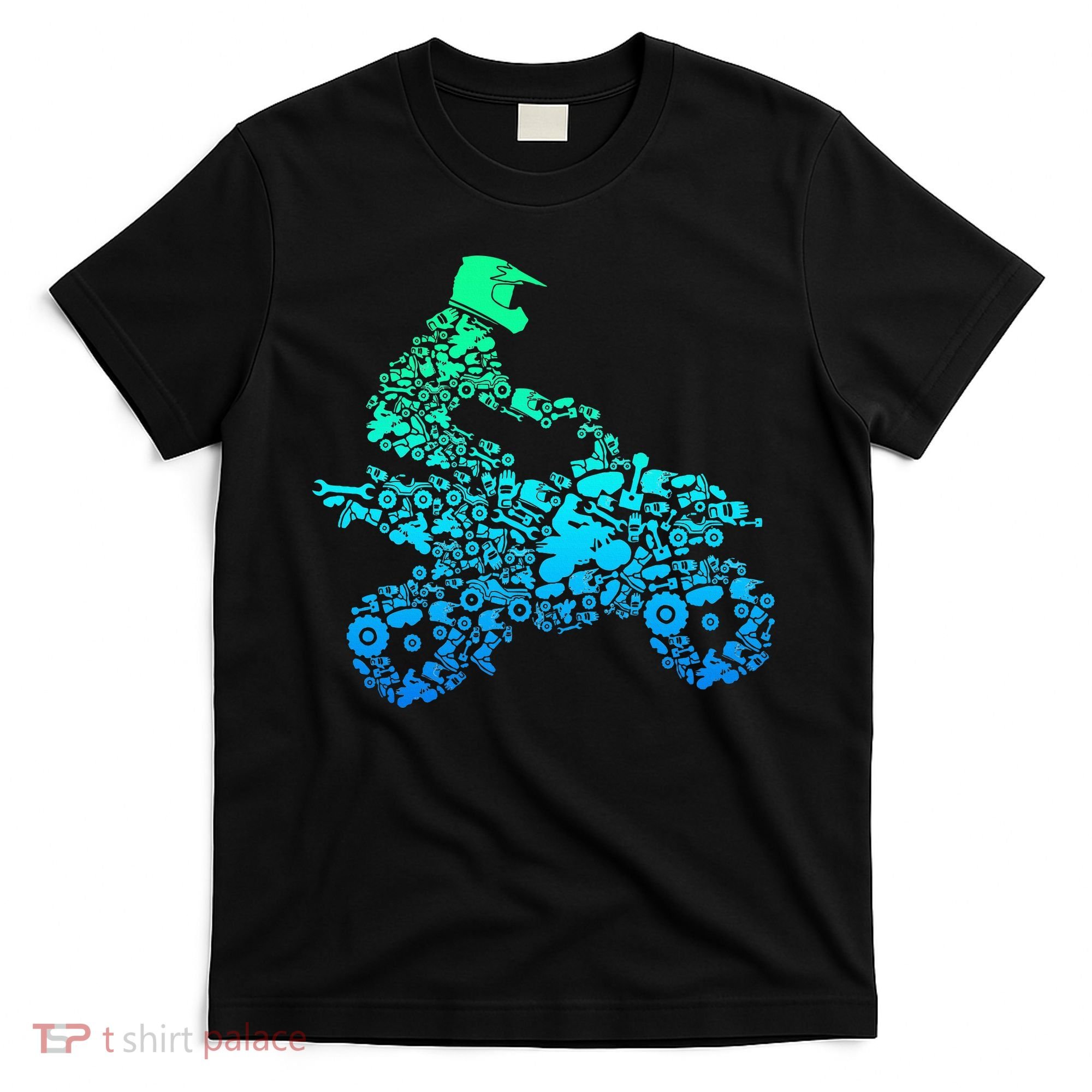 Quad Biker Atv 4 Wheeler Funny Quad Gift T-Shirt