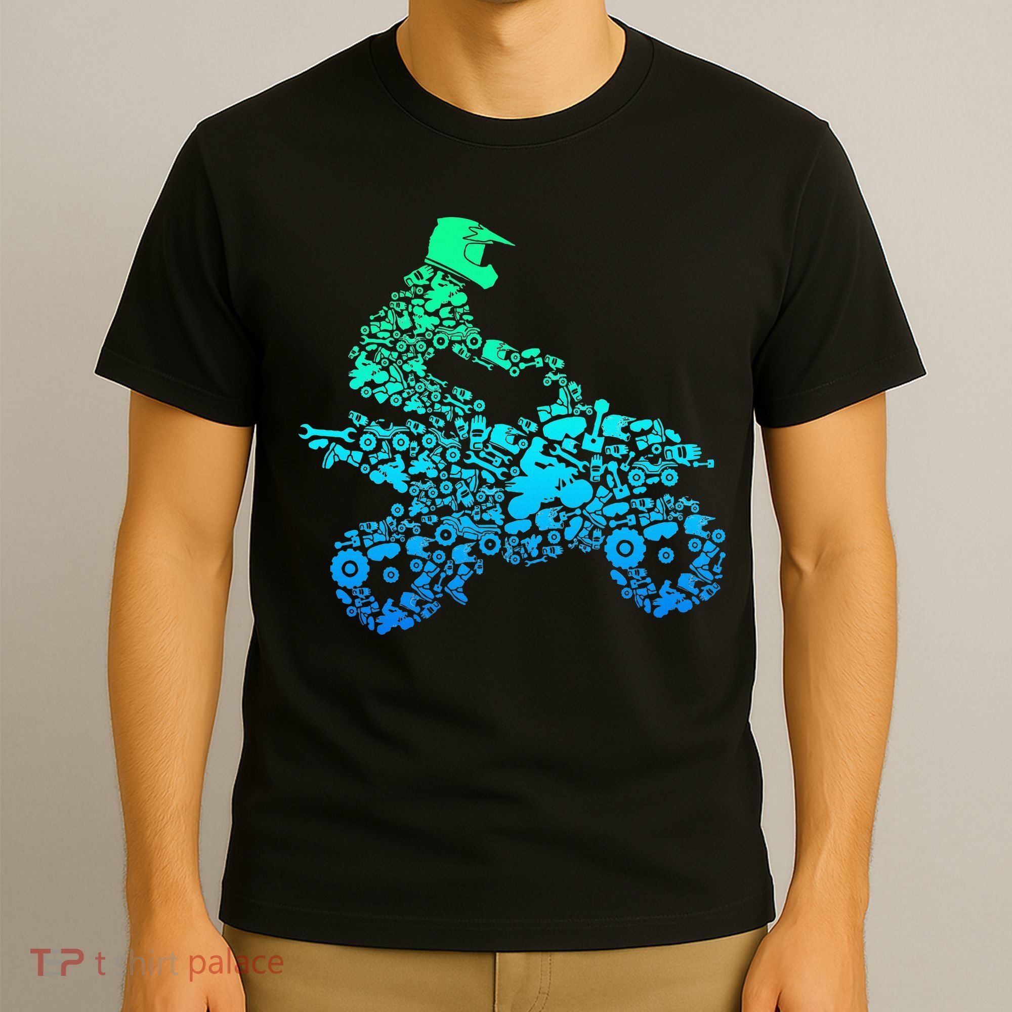 Quad Biker Atv 4 Wheeler Funny Quad Gift T-Shirt