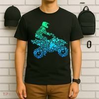Quad Biker Atv 4 Wheeler Funny Quad Gift T-Shirt thumb 6