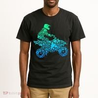 Quad Biker Atv 4 Wheeler Funny Quad Gift Tall T-Shirt thumb 2